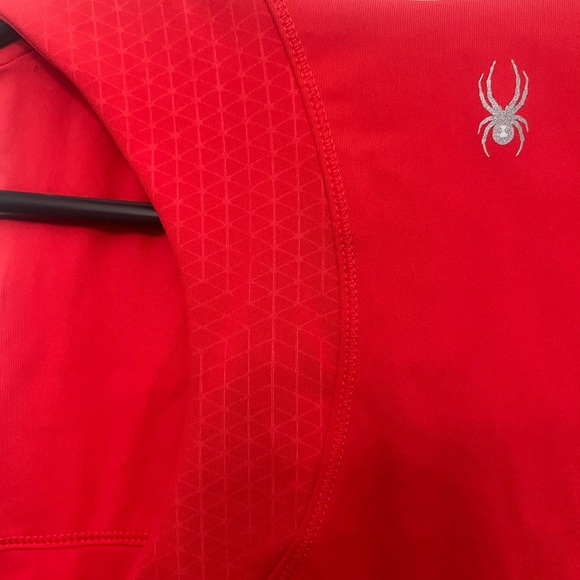 Spyder Red Performance Tank with Logo - Picture 4 of 5